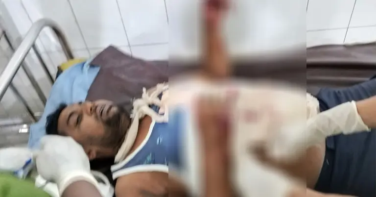 আহত পুলিশ সদস্য